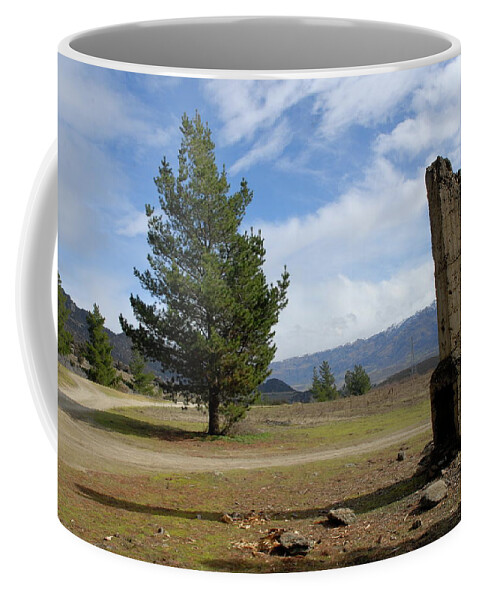 Abandoned Coffee Mug featuring the photograph Ghost Story - Otago Ghost Town, South Island, New Zealand by Earth And Spirit
