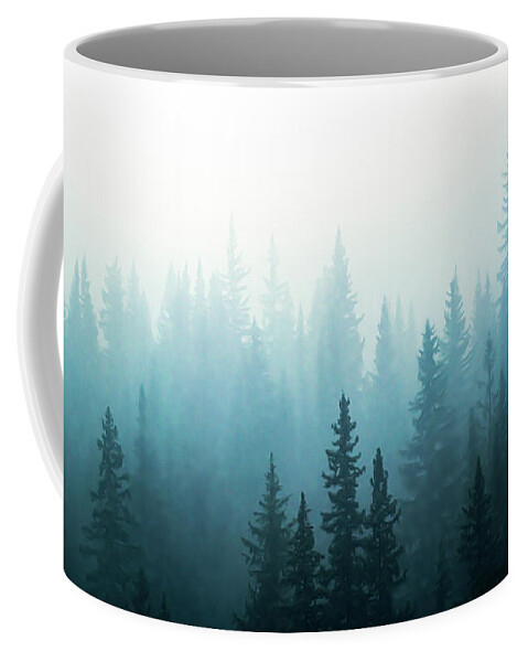 Colorado Coffee Mug featuring the photograph Ghostly Pines by David Downs