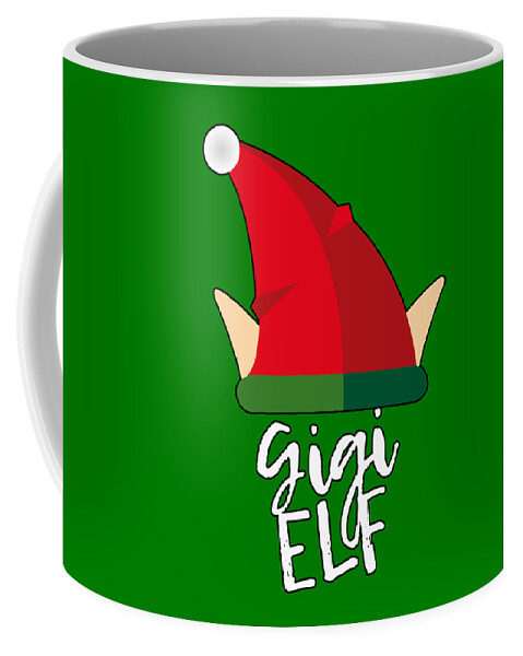 Christmas 2023 Coffee Mug featuring the digital art Gigi Elf Christmas Costume by Flippin Sweet Gear