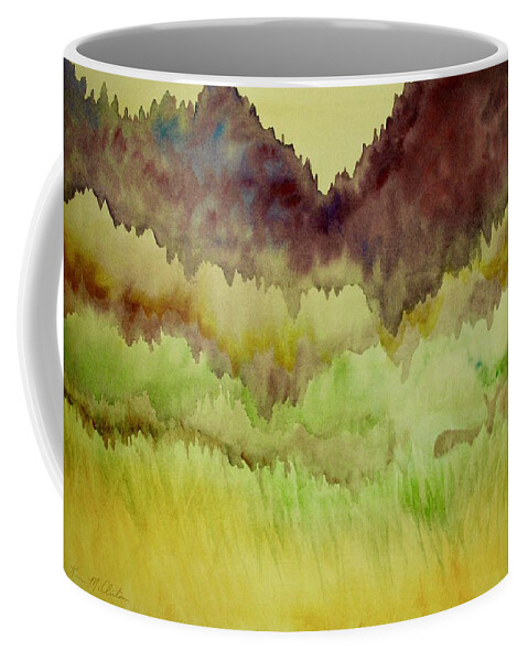 Kim Mcclinton Coffee Mug featuring the painting Gilded Morning by Kim McClinton