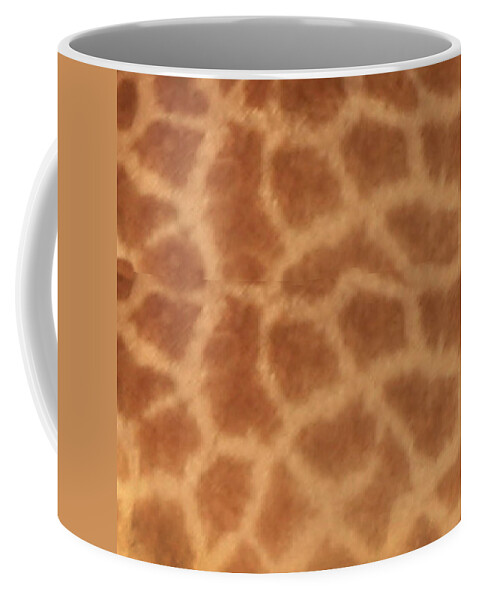 Giraffe Coffee Mug featuring the photograph Giraffe Print by Karen Zuk Rosenblatt