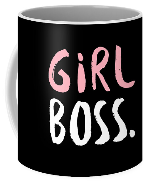Entrepreneur Coffee Mug featuring the digital art Girl Boss by Jacob Zelazny