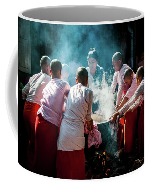 Kalaywa Coffee Mug featuring the photograph Girl Power at Kalaywa Monastery by Arj Munoz