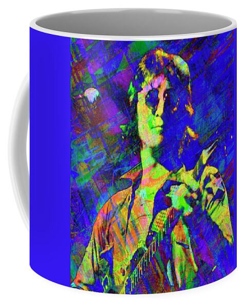 John Lennon Coffee Mug featuring the digital art Give Peace A Chance by Rob Hemphill