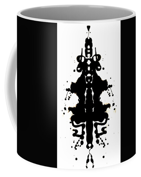 Statement Coffee Mug featuring the painting Two Finger Salute by Stephenie Zagorski