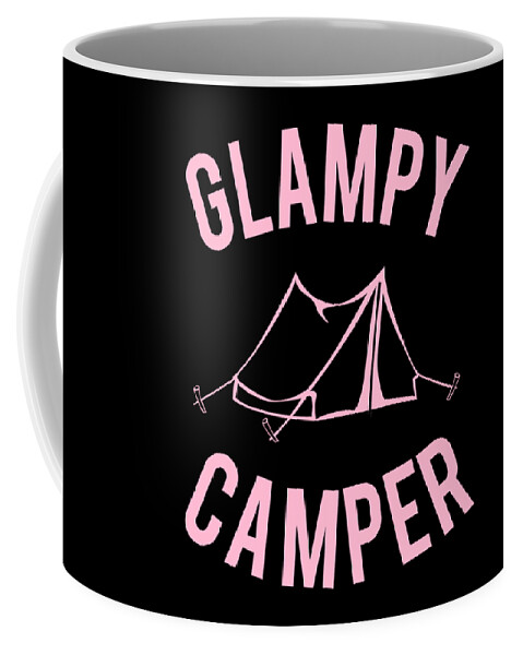 Funny Coffee Mug featuring the digital art Glampy Camper by Flippin Sweet Gear