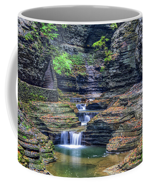 Art Prints Coffee Mug featuring the photograph Glen of Pools by Nunweiler Photography