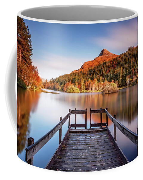 Glencoe Coffee Mug featuring the photograph Glencoe Lochan by Grant Glendinning