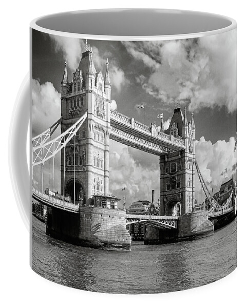 Tower Bridge Coffee Mug featuring the photograph Glow on the Bridge by Benoit Bruchez
