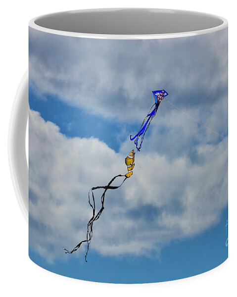 Clouds Coffee Mug featuring the photograph Go Fly a Kite by Craig Wood
