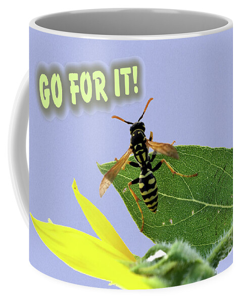 Challenge Coffee Mug featuring the photograph Go For It by Kae Cheatham