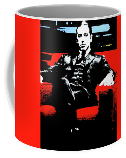 Ludzska Coffee Mug featuring the painting Godfather by Hood MA Central St Martins London