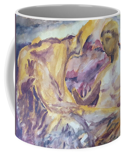 Masterpiece Paintings Coffee Mug featuring the painting Gods of Olympus by Enrico Garff