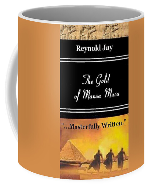 Cover Coffee Mug featuring the painting Gold of Mansa Musa Cover by Reynold Jay