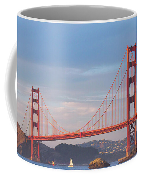 Golden Gate Bridge Coffee Mug featuring the photograph Golden Gate Bridge by Matthew DeGrushe