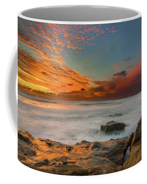 Beach Coffee Mug featuring the photograph Golden Glory by Peter Tellone