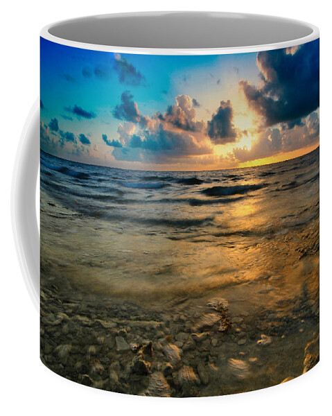 Sunrise Coffee Mug featuring the photograph Golden Sunrise by Montez Kerr