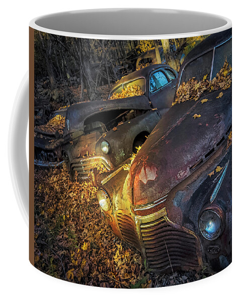 1941 Chevy Special Deluxe Coffee Mug featuring the photograph Golden Years by Jerry LoFaro