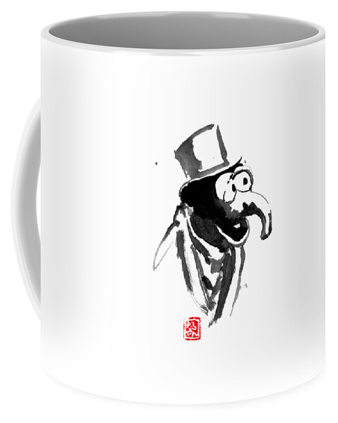 Gonzo Coffee Mug featuring the painting Gonzo by Pechane Sumie