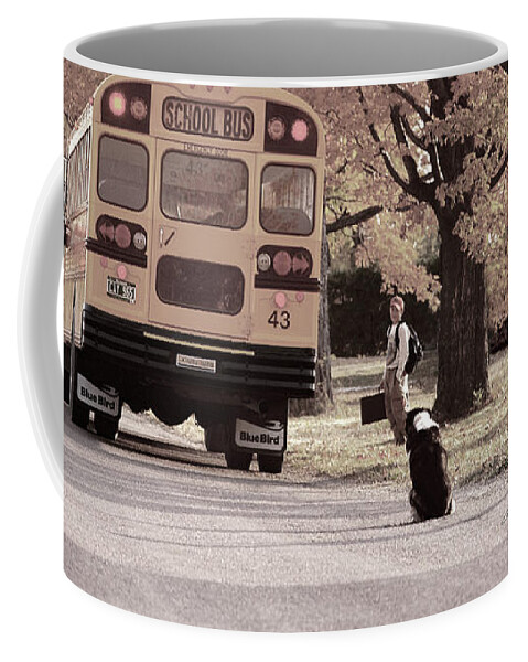 Teacher's Gift Coffee Mug featuring the photograph Good Bye Friend by George Robinson