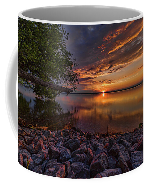 Higgins Lake Coffee Mug featuring the photograph Good Morning by Joe Holley