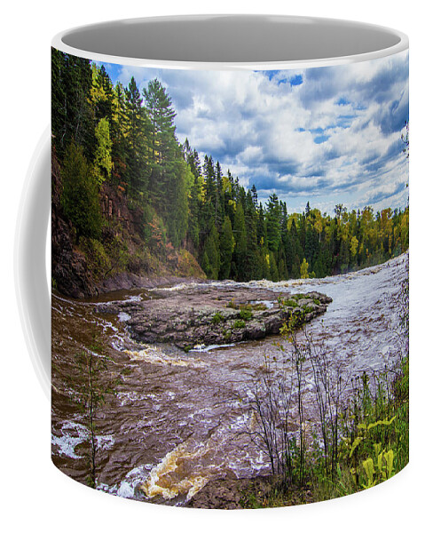 Gooseberry Falls Coffee Mug featuring the photograph Gooseberry Falls 2 by Jana Rosenkranz