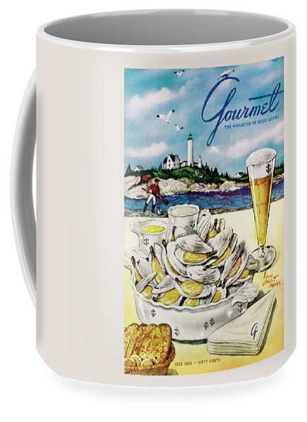Gourmet Cover Of Clams And Beer Coffee Mug