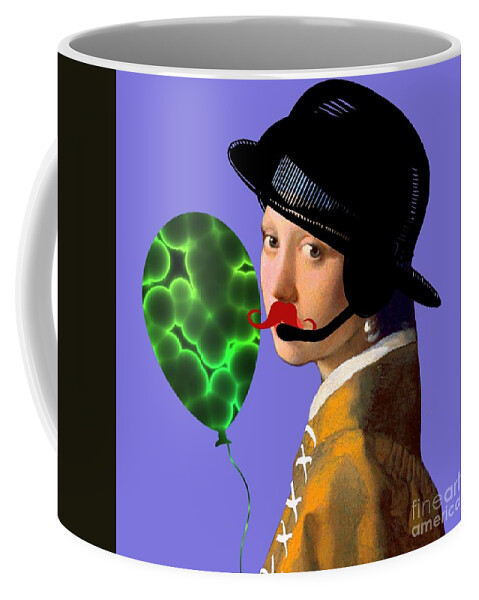 Girlwithapearlearring Coffee Mug featuring the digital art Gpe #5 by HELGE Art Gallery
