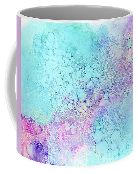 Pink Coffee Mug featuring the painting Grace by Tamara Nelson