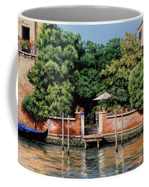 Venice Oasis Coffee Mug featuring the painting Grand Canal Oasis by Michael Swanson