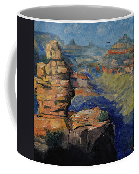 Grand Canyon Coffee Mug featuring the painting Grand Canyon Afternoon by Chance Kafka