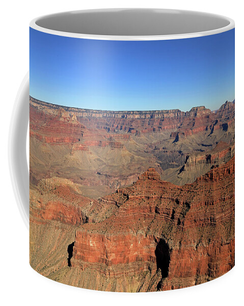 Grand Canyon National Park Coffee Mug featuring the photograph Grand Canyon - Daytime View 4 by Richard Krebs