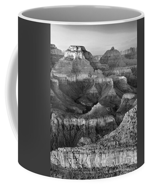 Twilight Summer May June Arizona Landscape Inspirational Wild An Coffee Mug featuring the photograph Grand Canyon sunset from Mather Point, Gr by Tim Fitzharris