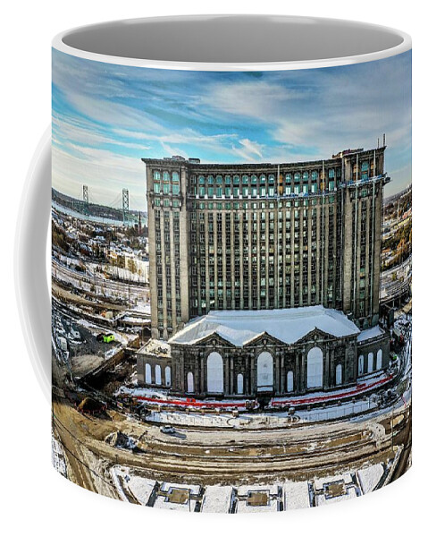 Detroit Coffee Mug featuring the photograph Grand Central DJI_0462 by Michael Thomas
