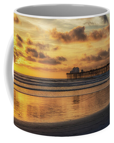 Pier Coffee Mug featuring the photograph Grand Pier View by Alison Frank