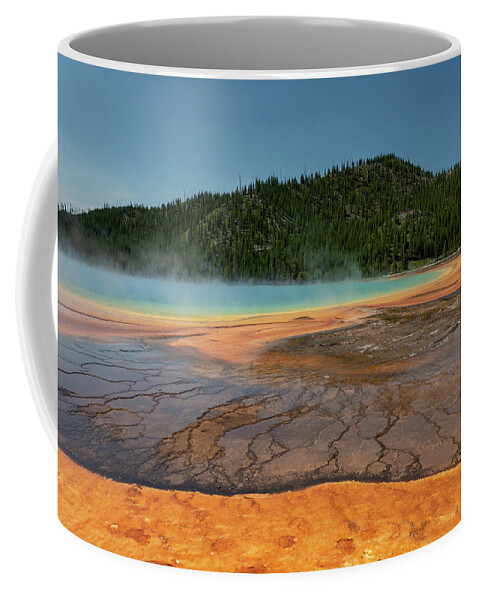 Yellowstone Coffee Mug featuring the photograph Grand Prismatic by Tara Krauss