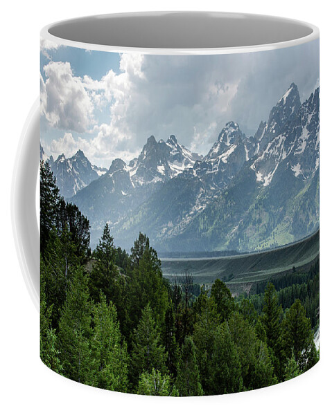 Yellowstone Coffee Mug featuring the photograph Grand Tetons by Erin Marie Davis