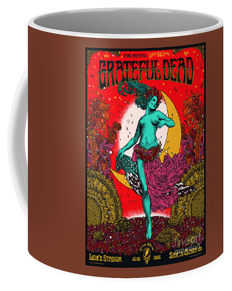 Grateful Dead Coffee Mug featuring the photograph Grateful Dead Rock Poster by Action
