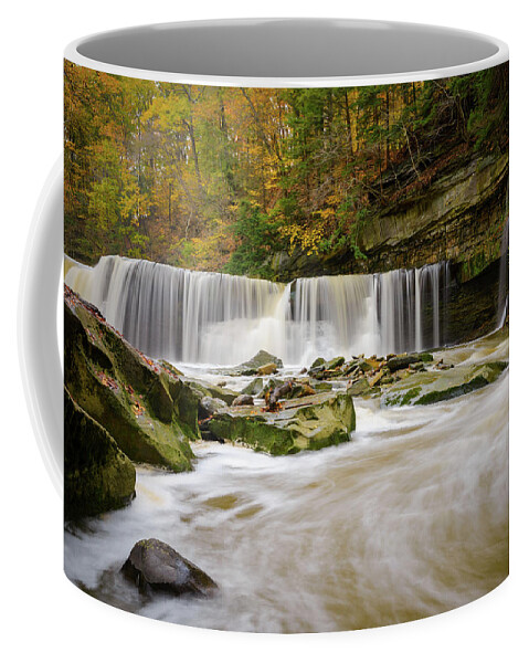 Waterfalls Coffee Mug featuring the photograph Great Falls of Tinkers Creek by Steve L'Italien