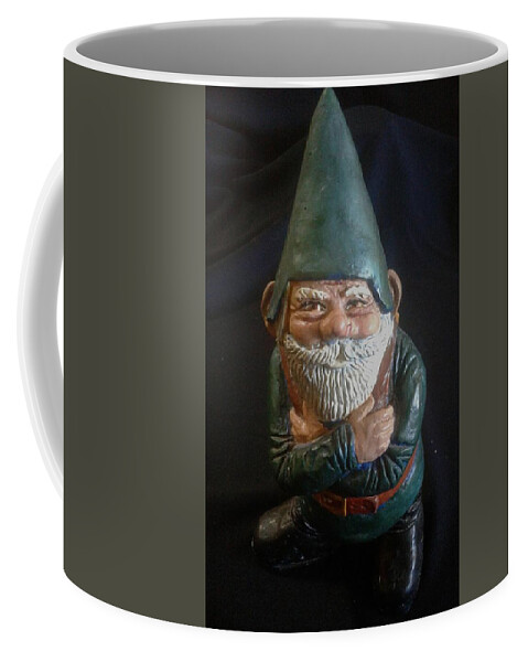  Coffee Mug featuring the painting Green Gnome by James RODERICK