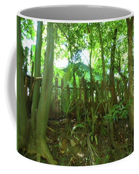 Trees Coffee Mug featuring the photograph Green House by Joe Roache