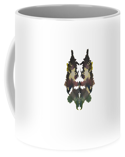 Abstract Coffee Mug featuring the painting Green Man by Stephenie Zagorski