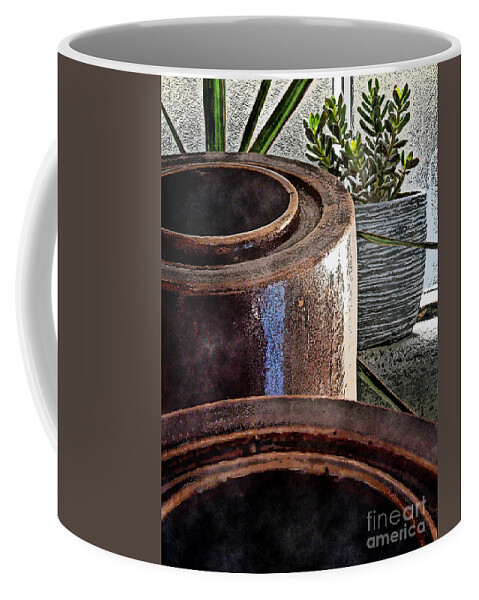 Greenhouse Coffee Mug featuring the digital art Greenhouse by Phil Perkins