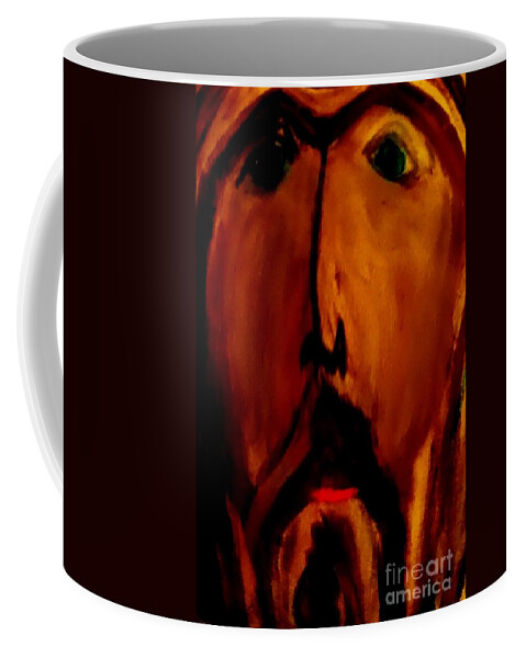  Coffee Mug featuring the pastel Greetings by Phil Gioldasis
