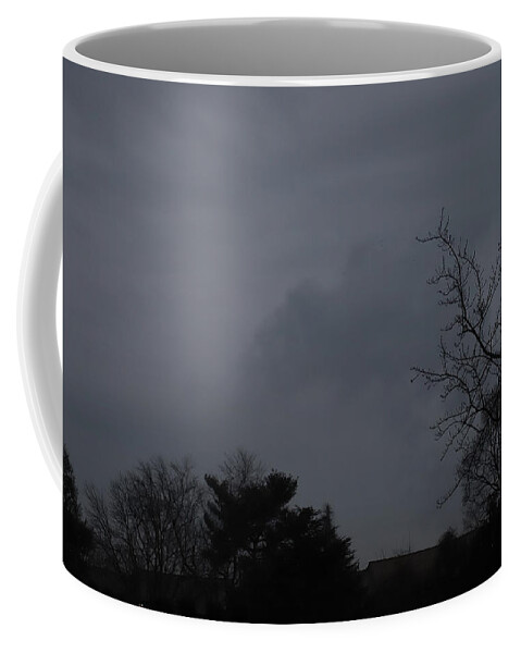 Dawn Coffee Mug featuring the photograph Grey Dawn from Rivendell January 5 2021 by Miriam A Kilmer