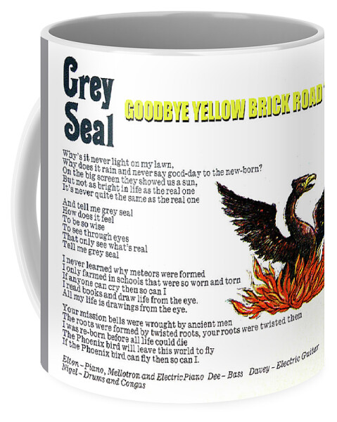 Grey Seal Coffee Mug featuring the mixed media Grey Seal 1973 by David Lee Thompson
