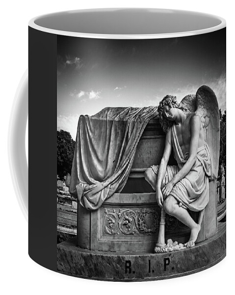 B&w Coffee Mug featuring the photograph Grief by Mike Schaffner