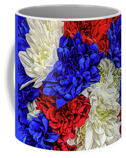 Flowers Coffee Mug featuring the photograph Grocery Flowers July by Georgette Grossman