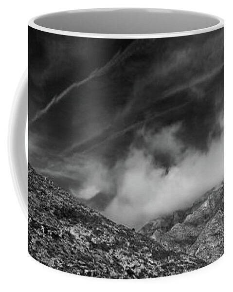Sky Coffee Mug featuring the photograph Guadalupe Mountains and Sky by George Taylor