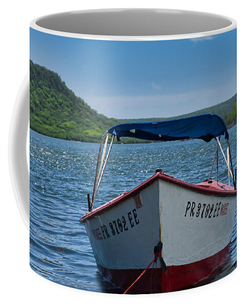 Small Boat Coffee Mug featuring the photograph Guanica Bay, Puerto Rico by Walter Rivera-Santos